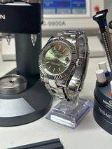 Seiko MOD - Datejust 36/40mm Acier Cadran OLIVE VERT