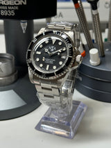 Seiko MOD - N.A Classic Vintage Diver Aluminium Noir