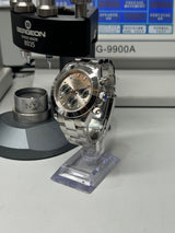 Seiko MOD - Daytona Lunette acier cadran gris « GHOST » blue Bracelet Acier