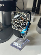 Seiko MOD - Daytona Lunette céramique cadran Noir Oyster Flex