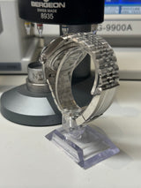 Seiko MOD - Datejust 36/40mm Acier Arabic DIAL VERT OLIVE lunette lisse