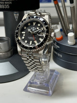 Seiko MOD - N.A Classic VINTAGE GMT ALU Noir
