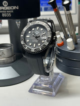 Seiko MOD - N.A Classic Diver BLACK CARBON Piece unique / PVD FULL BLACK