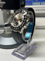 Seiko MOD - Daytona Lunette céramique cadran ardoise Oyster Flex arabic