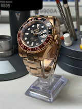 Seiko MOD - N.A Classic GMT ceramique OR rose ROOTBEER v2