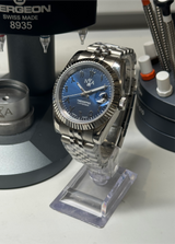 Seiko MOD - N.A Classic Date 36/40mm Acier Cadran Arabic BLEU OCEAN