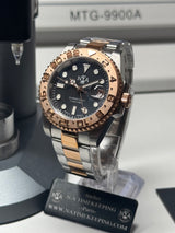 Seiko MOD - N.A Classic GMT ceramique BI-TON OR rose / Acier surf-master