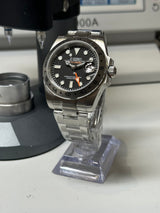 Seiko MOD - Explorer II GMT Cadran noir V1