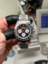 N.A - Chrono Lunette céramique cadran NOIR "Le man" Bracelet Acier steelring
