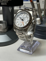 Seiko MOD - N.A Classic GMT STEEL cadran BLANC