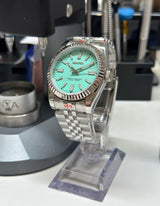 Seiko MOD - Datejust 36/40mm Acier Cadran Tiffany type OP