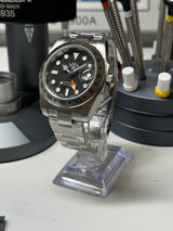 Seiko MOD - N.A Classic GMT STEEL cadran NOIR