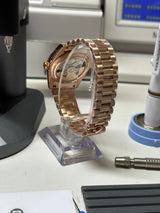 Seiko MOD - Datejust 36/40mm OR ROSE cadran Olive