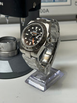 Seiko MOD - Explorer II GMT Cadran noir V1
