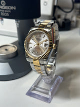 Seiko MOD - Datejust 36/40mm Steel/YELLOW GOLD White dial