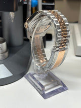 Seiko MOD - Datejust 36/40mm Acier/Or ROSE Cadran Wimbeldon