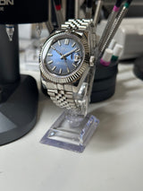 Seiko MOD - Datejust 36/40mm Acier Cadran BLEU
