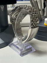 Seiko MOD - N.A Classic Date 36/40mm Acier Cadran Arabic BLANC SILVER