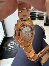 Natk - Prototype PVD NOIR Cadran Carbon forgé one of one Boîtier ECHO design original N.A Timekeeping or rose