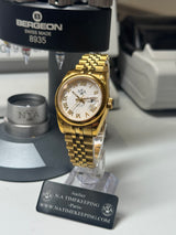 Lady Classic Date / N.A / 31 mm lunette lisse Or jaune