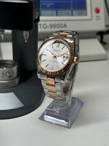 Seiko MOD - Datejust 36/40mm Acier/OR ROSE Cadran blanc bâton
