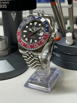Seiko MOD - N.A Classic GMT Céramique Noir/Rouge "PEPSI"