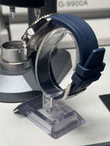 Seiko MOD - N.A Classic GMT Céramique Noir/Bleu "BATMAN" rubber bleu ardillon