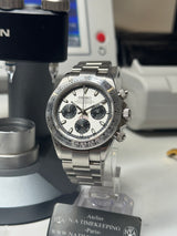 Seiko MOD - Daytona Lunette acier Matt cadran vintage Bracelet Acier
