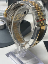 Seiko MOD - Datejust 36/40mm Acierjaune Cadran arabic Dial Bleu Océan