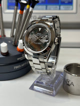 Seiko MOD - Datejust 36/40mm Acier Cadran Wimbeldon Lisse
