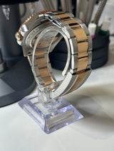 Seiko MOD - GMT Céramique Or rose/acier Bi ton "ROOTBEER"