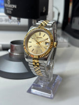 Seiko MOD - Datejust 36/40mm Acier/OR JAUNE cadran Champagne