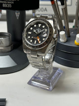 Seiko MOD - N.A Classic GMT STEEL cadran NOIR