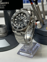 Seiko MOD - N.A Classic Diver BLACK CARBON Piece unique