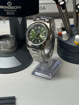 Seiko MOD - N.A Classic Date 36/40mm Acier Cadran VERT OLIVE