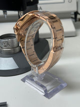 Seiko MOD - GMT Céramique Or Rose