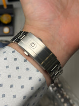 OMEGA X SWATCH - "IRONSPACE" Pièce UNIQUE - CUSTOM MOONSWATCH Boitier V2 spécial/Lunette Acier / bracelet v2.5