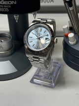 Seiko MOD - N.A Classic Date 36/40mm Acier Cadran ICE BLUE