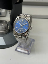 Seiko MOD - Oyster Perpetual 36/40mm Steel BLUE Dial