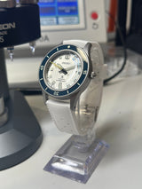 Seiko MOD - Type BLANCPAIN fifty Fathoms Lunette luminescente CADRAN blanc OEM