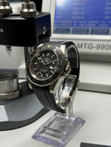 Seiko MOD - Carbon forgé - cadran et lunette ceramique NOIR