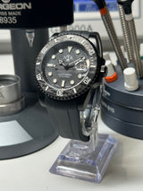 Seiko MOD - N.A Classic Diver BLACK CARBON Piece unique / PVD FULL BLACK