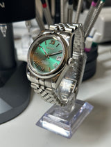 Seiko MOD - Datejust 36/40mm Acier Cadran ROMAIN Vert