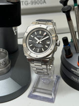 Seiko Mod - Prototype Cadran Carbon forgé one of one Boîtier ECHO design original N.A Timekeeping