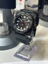 Seiko MOD - Type Square DIVER 42.5mm PVD NOIR Manufacture Cadran Gaufré Noir