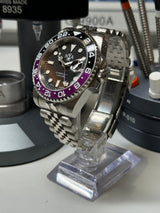Seiko MOD - N.A Classic GMT ALU Noir/Bleu JOKER