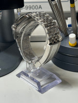 Seiko MOD - N.A Classic Date 36/40mm Acier Cadran BLANC GIVRÉ