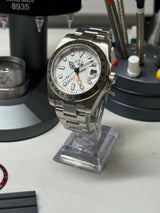 Seiko MOD - N.A Classic GMT STEEL cadran BLANC