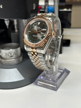 Seiko MOD - Datejust 36/40mm Acier/Or ROSE Cadran Wimbeldon