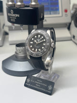 Seiko MOD - N.A Classic GMT boitier microbillé - rubber noir déployant